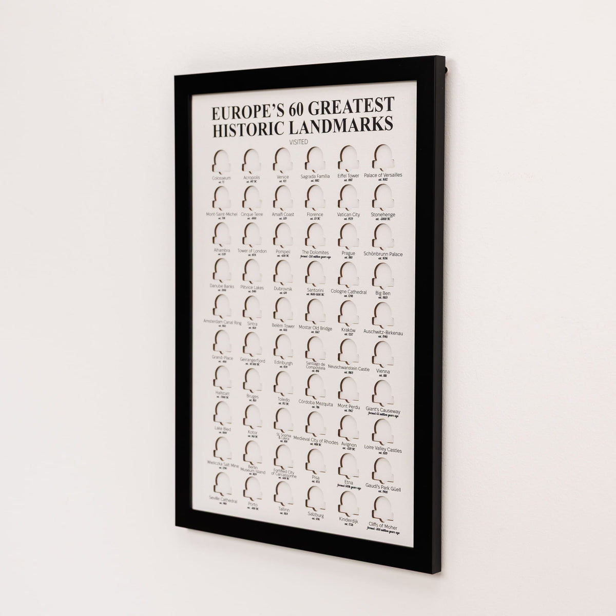 framed poster
