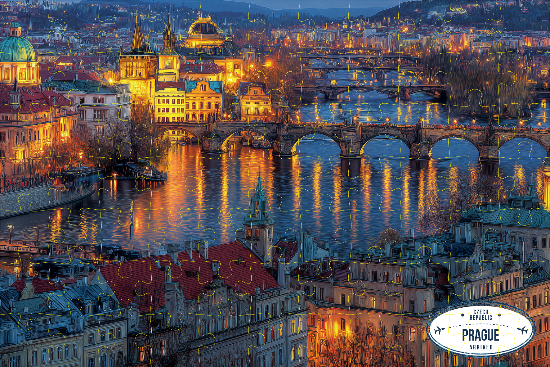 Custom Wooden Mini Puzzle