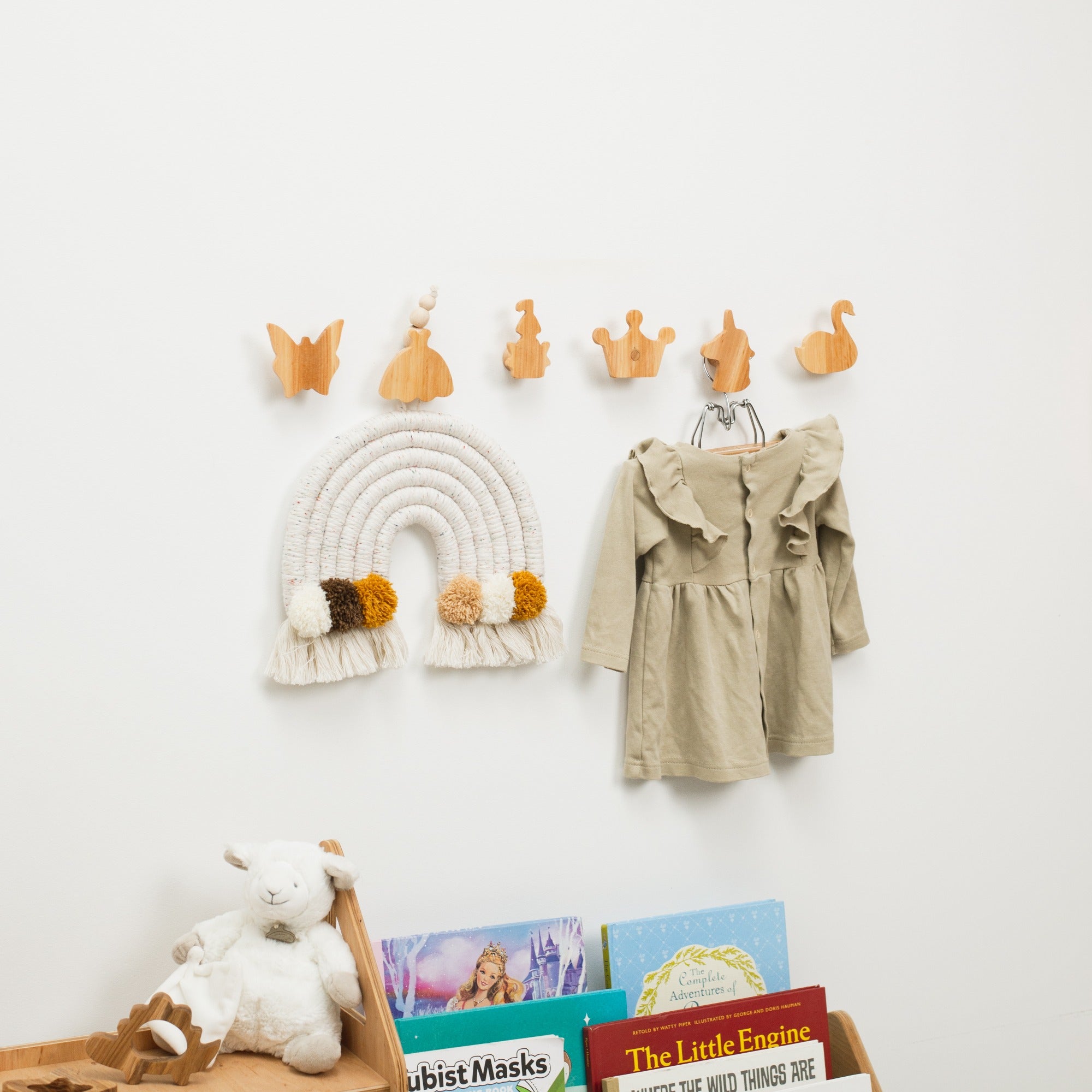 wooden  wall hooks