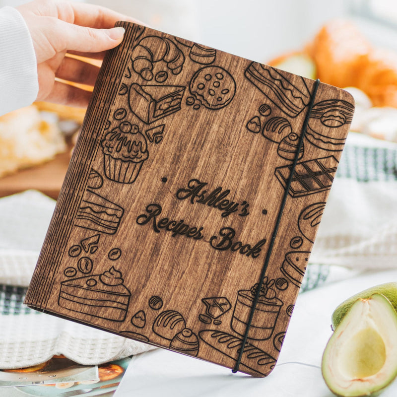 Wooden Recipe Book – Pastries Edition