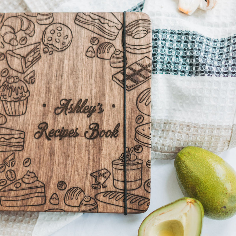Wooden Recipe Book – Pastries Edition