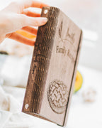 Wooden Recipe Book Pie by EnjoyTheWood