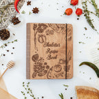 Wooden Recipe Book - Peppers Theme