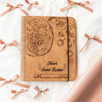 Wooden Recipe Book – Pizza Recipes 🍕