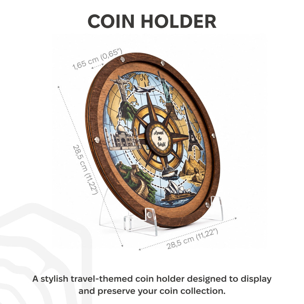 Coin Collection Display - Seven Wonders (B2B)