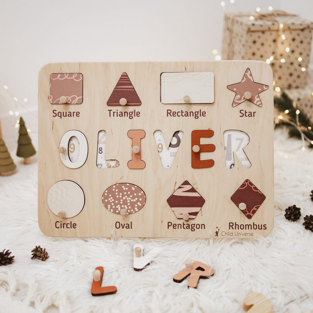 wooden shape puzzle for toddlers