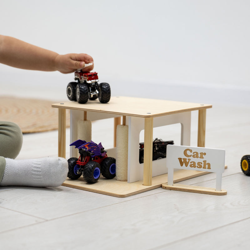 Wooden Car Wash Toy