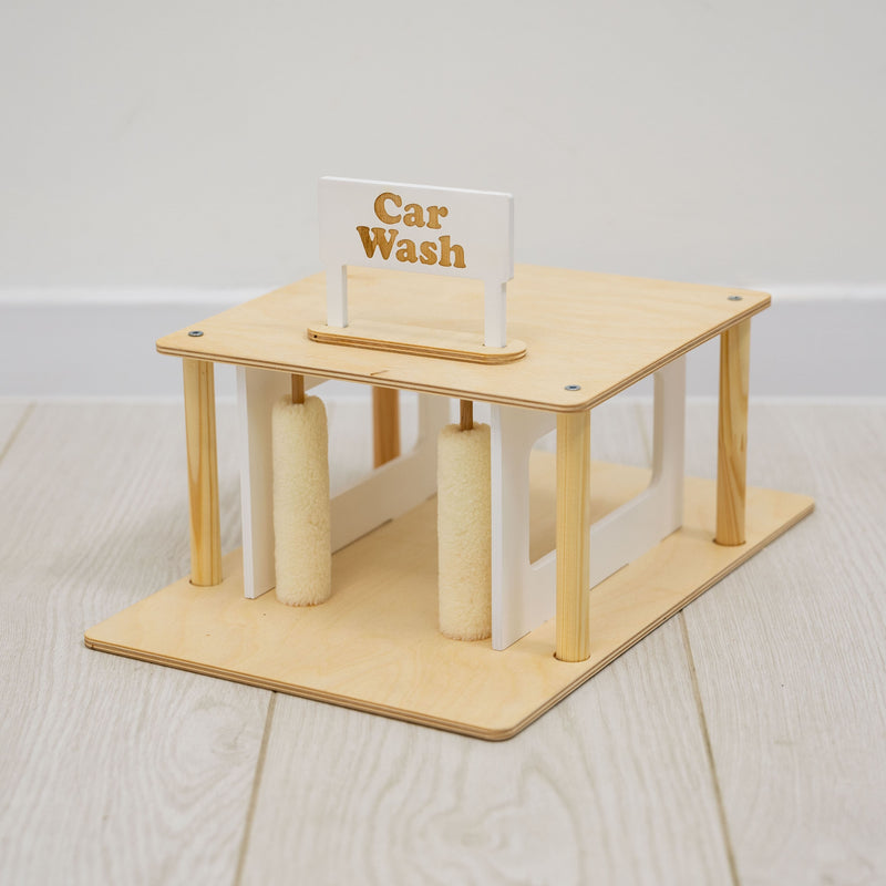 Wooden Car Wash Toy