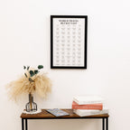 Poster Travel Tracker World Landmarks by Enjoy The Wood