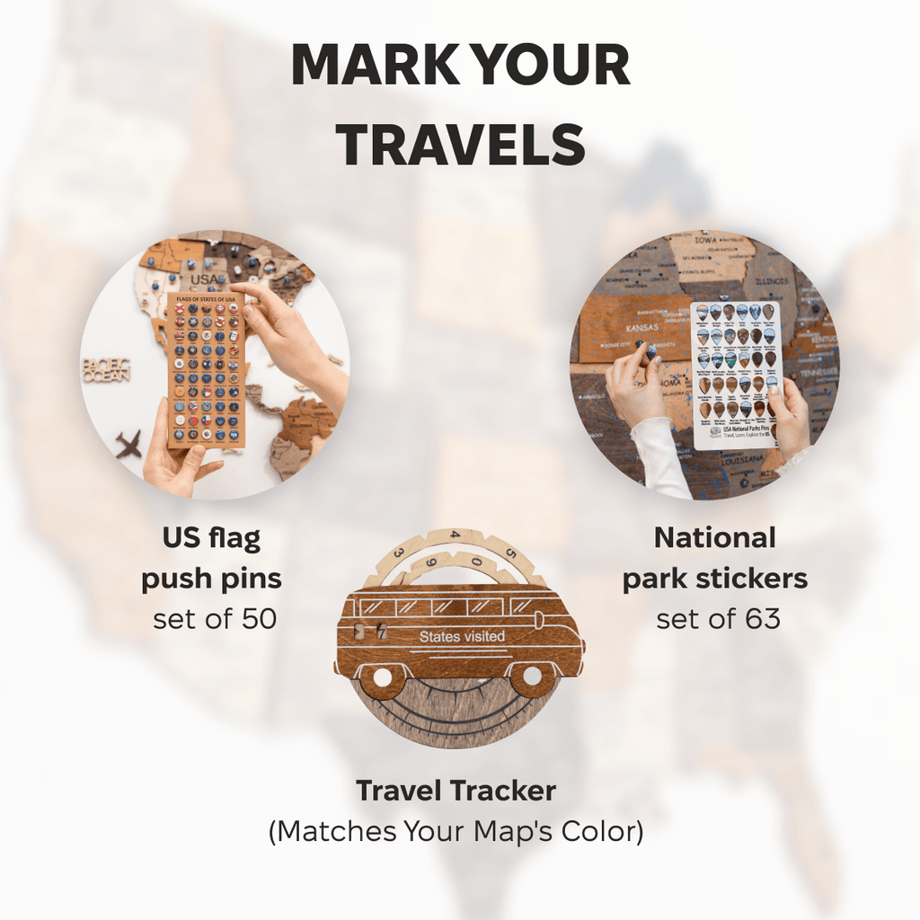 usa map travel tracker