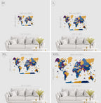 3D Wooden World Map Waterpark by EnjoyTheWood