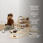 Wooden Car Track Toy