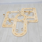 Wooden Car Track Toy