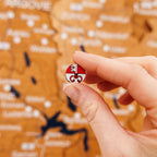 3D Wooden Map of Switzerland - Oak