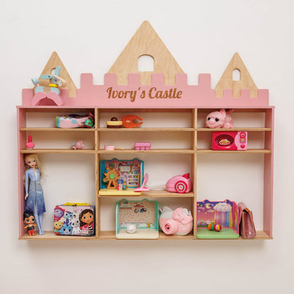 Wooden Toy Organizer - Crown