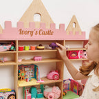 Wooden Toy Organizer - Castle