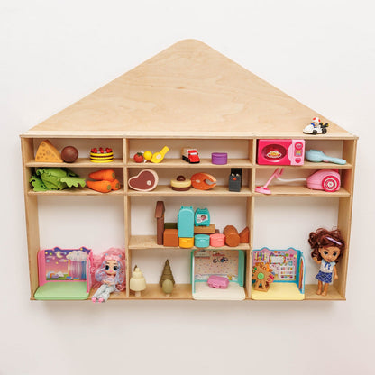 Wooden Toy Organizer - House