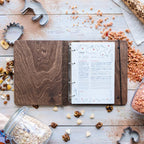 Wooden Recipe Book Vegetables by EnjoyTheWood 