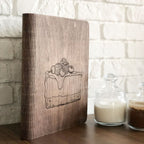 Personalized  Wooden  Book by EnjoyTheWood