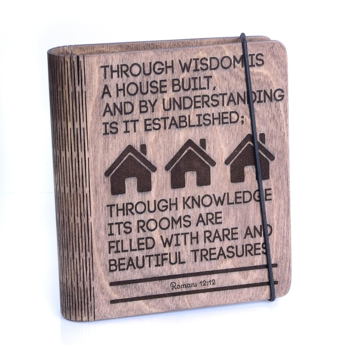 Personalized  Wooden  Book by EnjoyTheWood