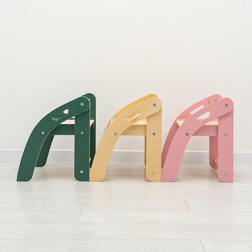 wooden step stool for kids