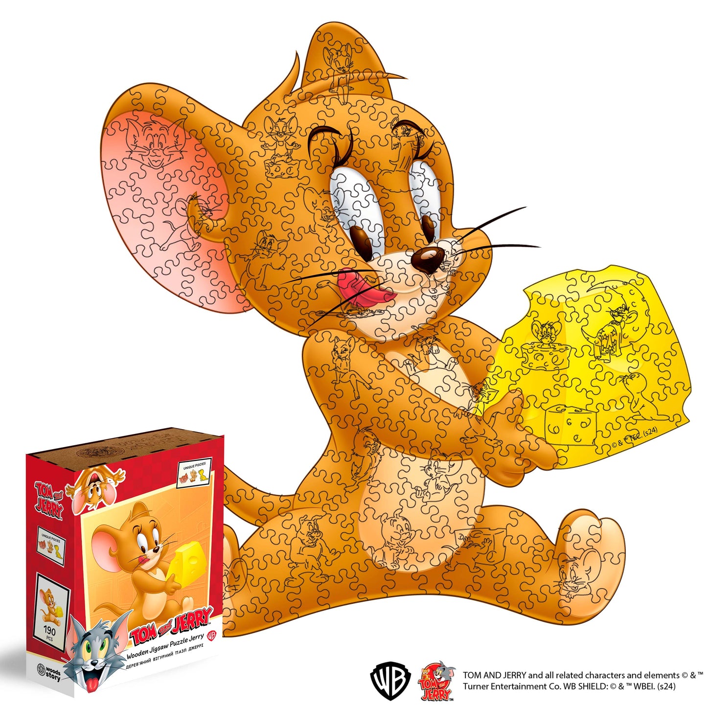 Wooden jigsaw puzzle Tom&Jerry™ Jerry