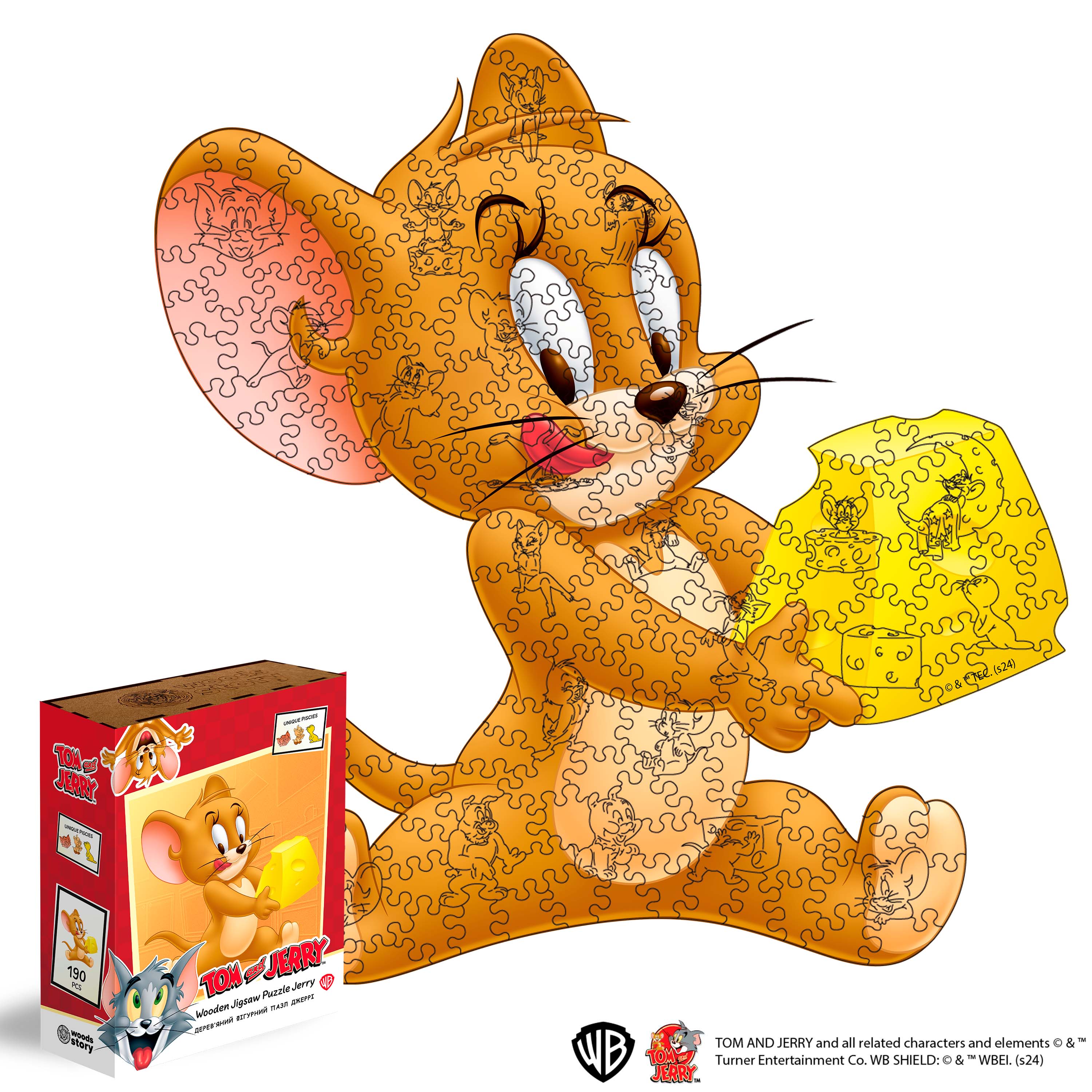 Wooden jigsaw puzzle Tom&Jerry™ Jerry