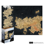 Wooden jigsaw puzzle Game of Thrones™ Westeros map