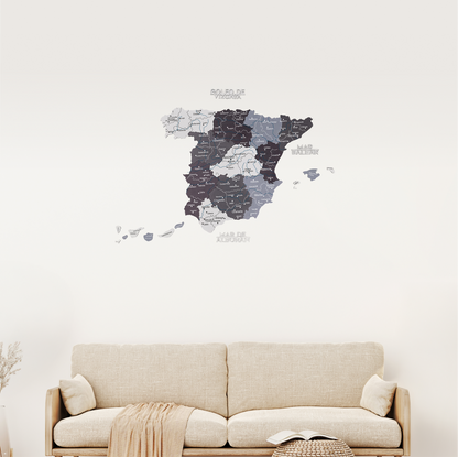 Wooden Map of Spain – Nordik