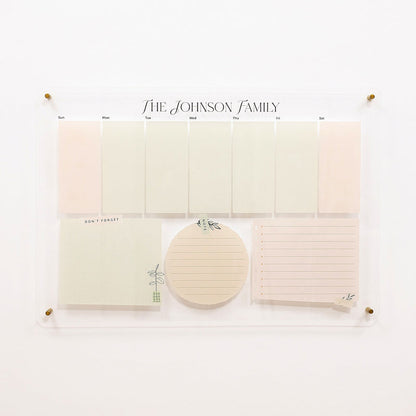 Акриловий настінний щотижневий планувальник 1