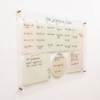Acrylic Wall Weekly Planner 1