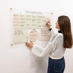 Acrylic Wall Weekly Planner 1