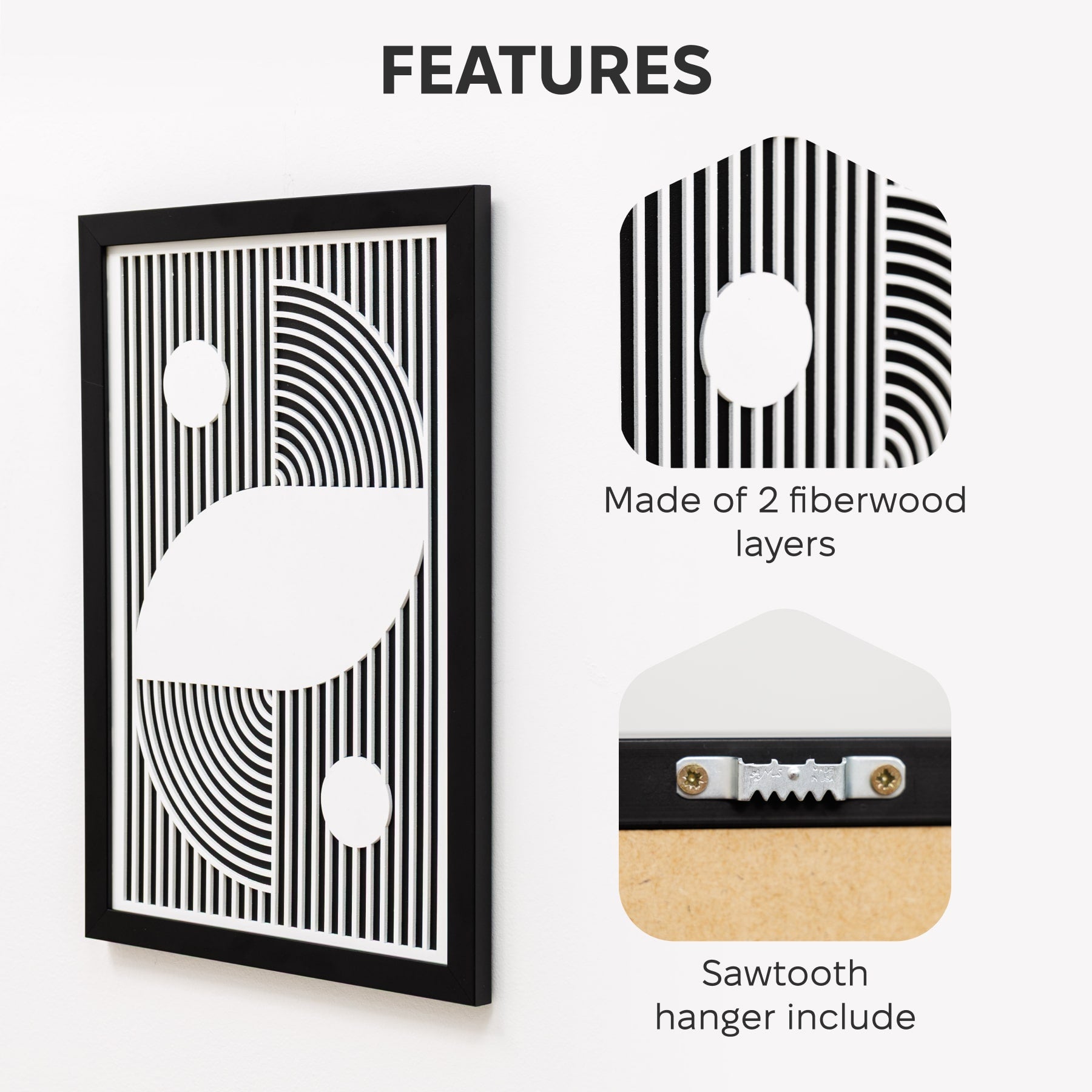2D Framed Wall Art - Bauhaus 2