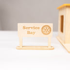 service bay toy sign