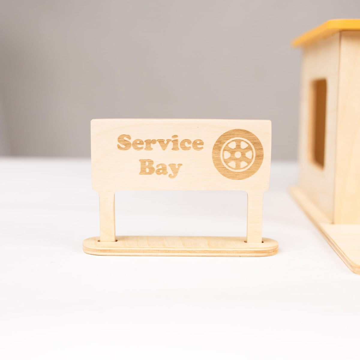 service bay toy sign