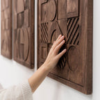 wood on wall bauhaus