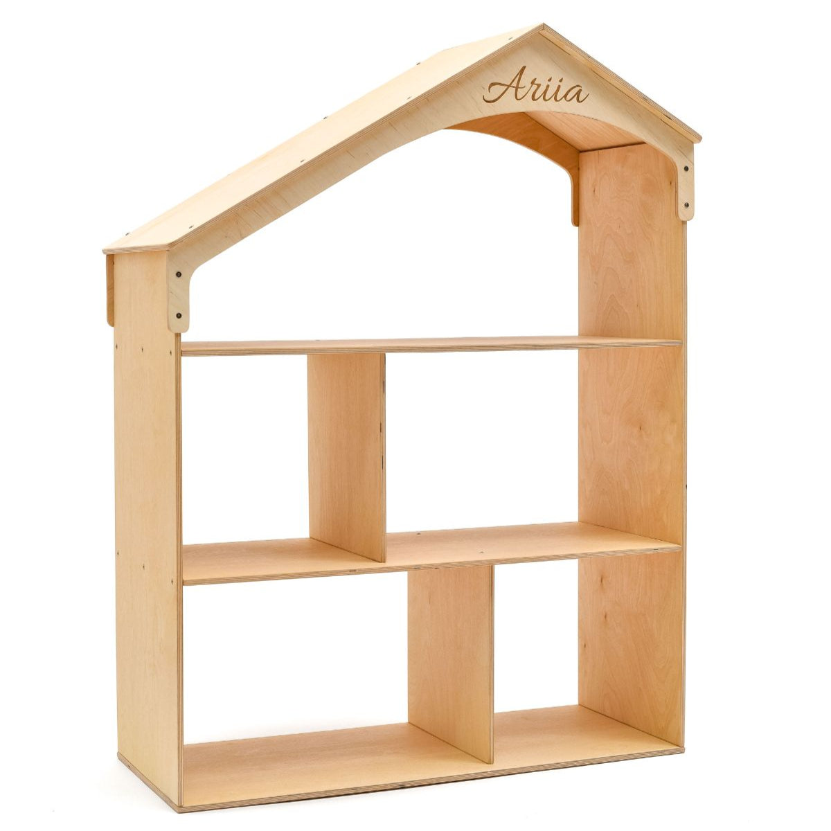 large wood dollhouse bookcase personalized kid's furniture