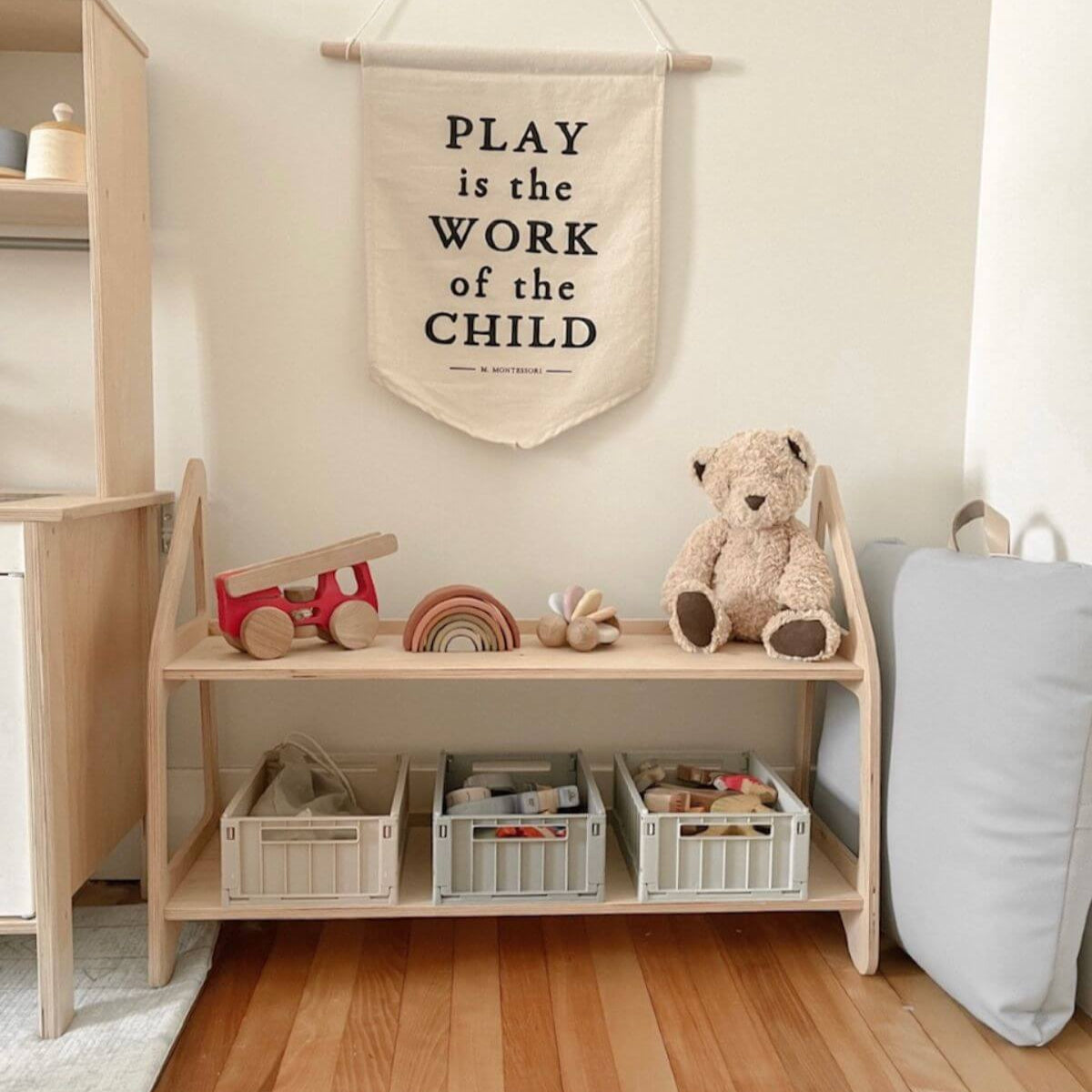 wooden playroom set