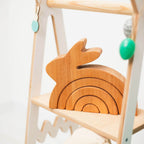 wooden bunny for children