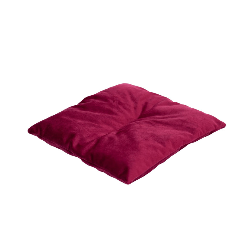 Cat Cushion Pillow - Burgundy