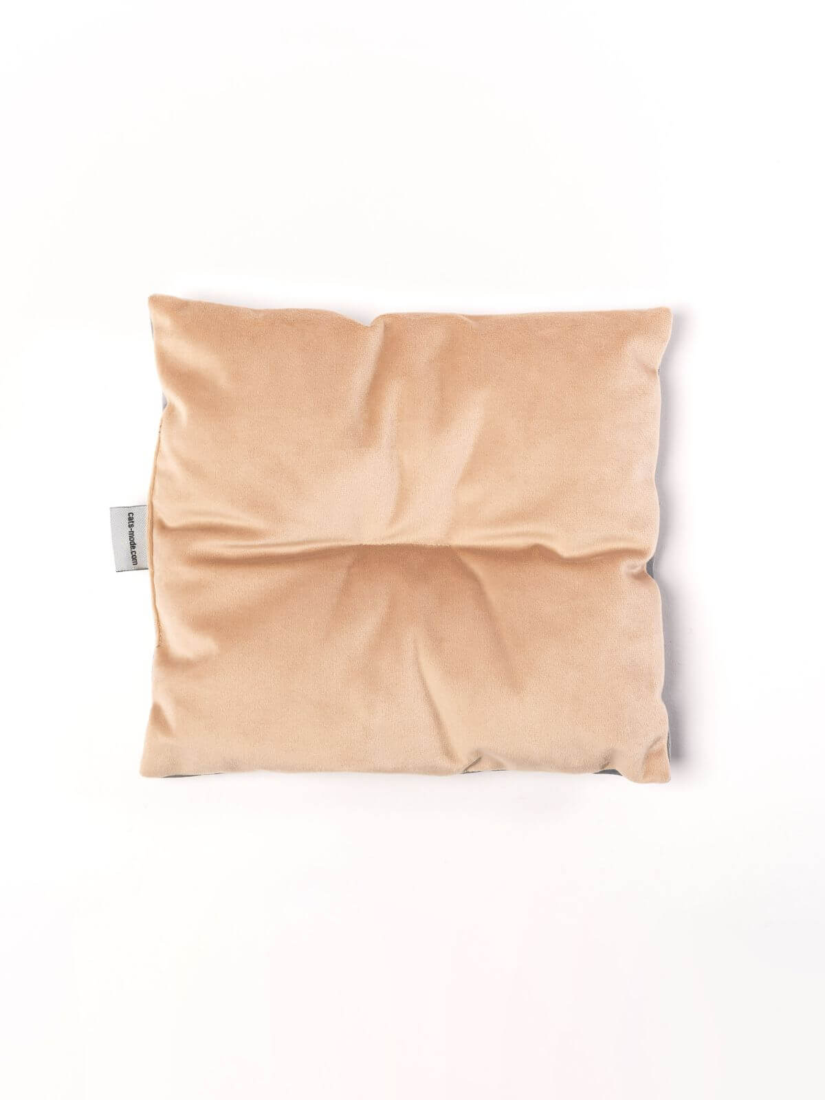 cozy cushion for cats in beige color