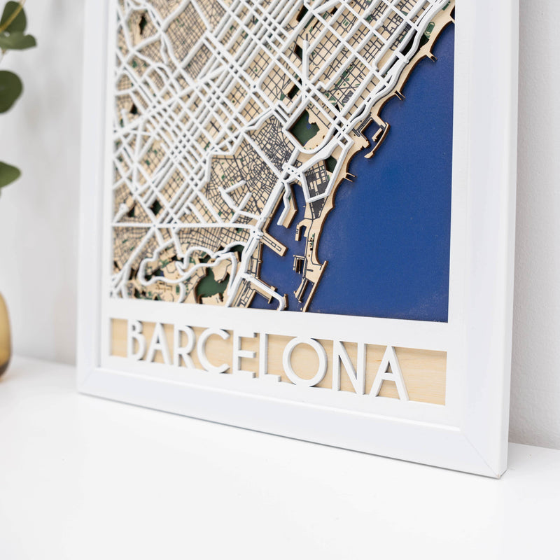 3D City Map Barcelona