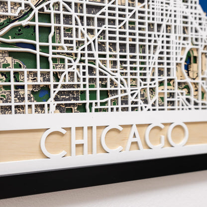3D City Map Chicago