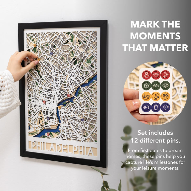 3D City Map Philadelphia