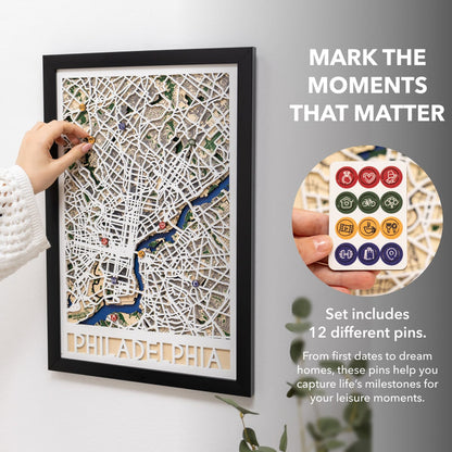 3D City Map Philadelphia