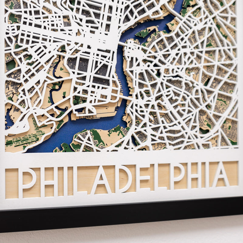 3D City Map Philadelphia