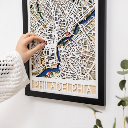 3D City Map Philadelphia