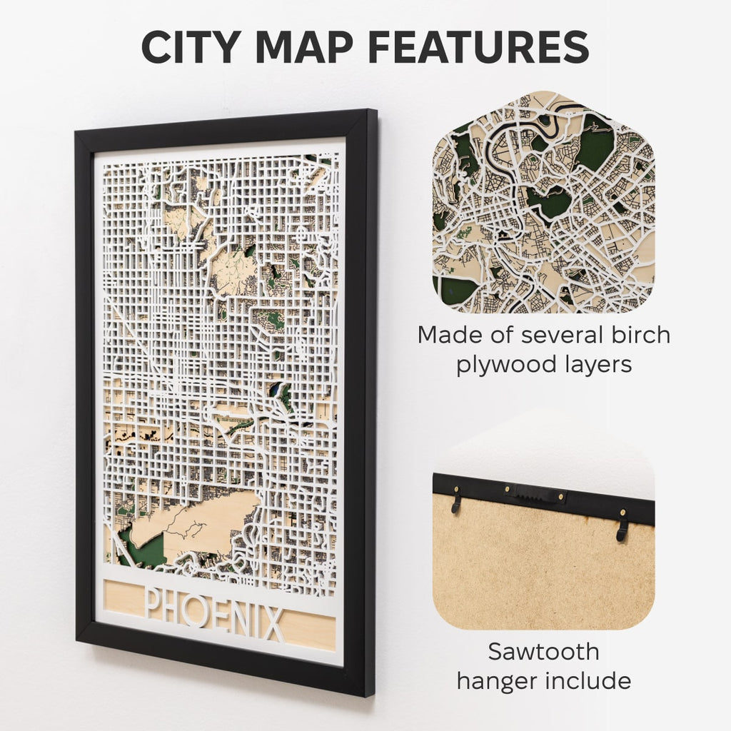 3D City Map Phoenix