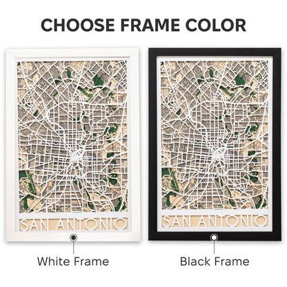 3D City Map  San Antonio