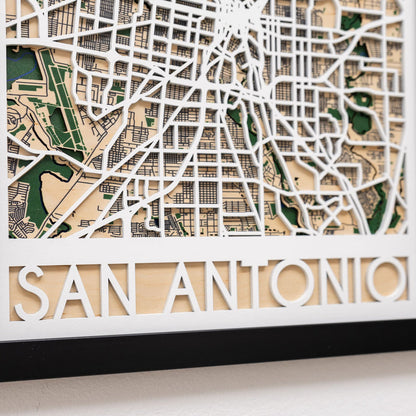 3D City Map  San Antonio